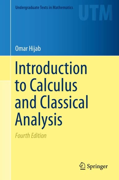Image of - Introduction to Calculus and Classical Analysis | 4th Edition | Hardcover