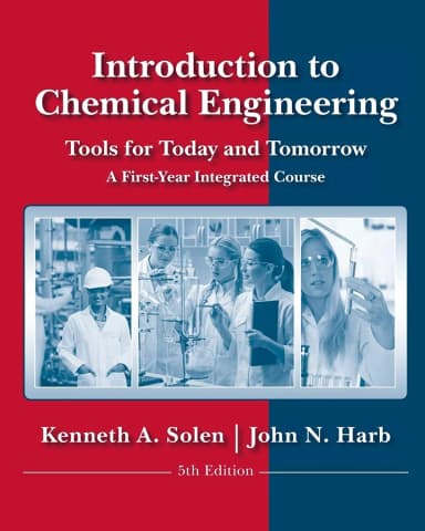 Image of - Introduction to Chemical Engineering Tools for Today and Tomorrow | 5th Edition
