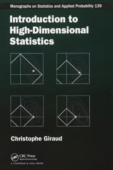 Image of - Introduction to High-Dimensional Statistics | Hardcover