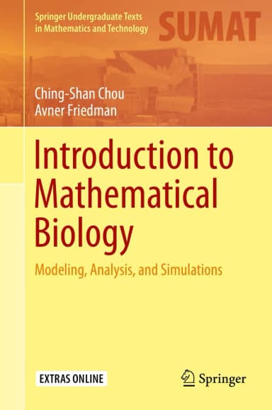 Image of - Introduction To Mathematical Biology Modeling Analysis And Simulations | Hardcover