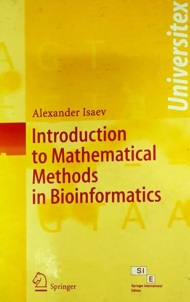 Image of - Introduction to Mathematical Methods in Bioinformatics | Paperback