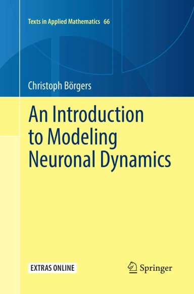 Image of - An Introduction To Modeling Neuronal Dynamics | Paperback