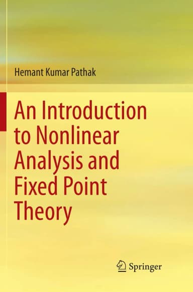 Image of - An Introduction to Nonlinear Analysis and Fixed Point Theory | Paperback