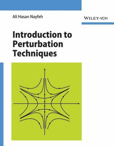 Image of - Introduction to Perturbation Techniques | Paperback