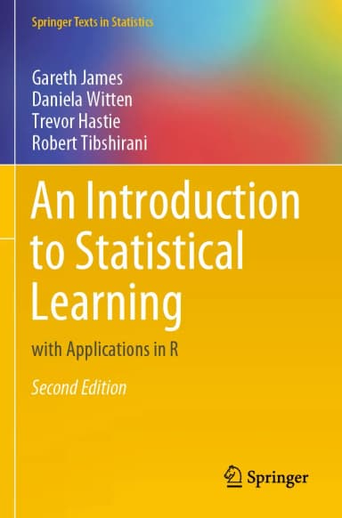 Image of - An Introduction To Statistical Learning With Applications In R 2nd Edition | Paperback