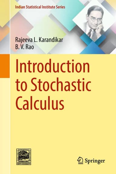 Image of - Introduction to Stochastic Calculus | Hardcover