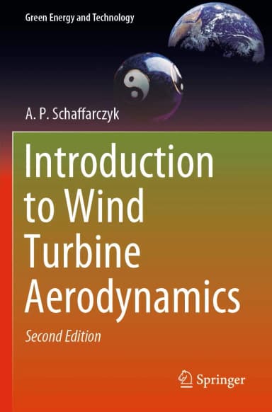 Image of - Introduction To Wind Turbine Aerodynamics 2nd Edition | Paperback