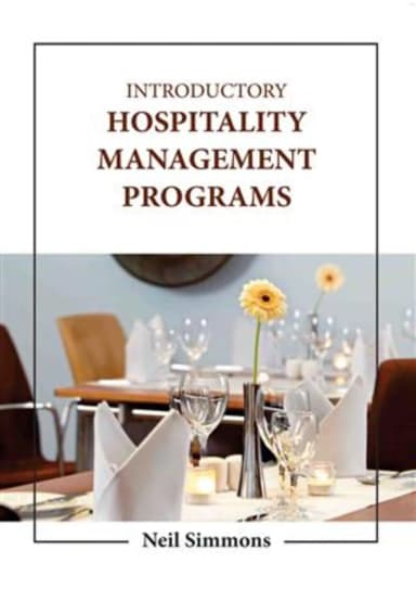 Image of - Introductory Hospitality Management Programs | Hardcover