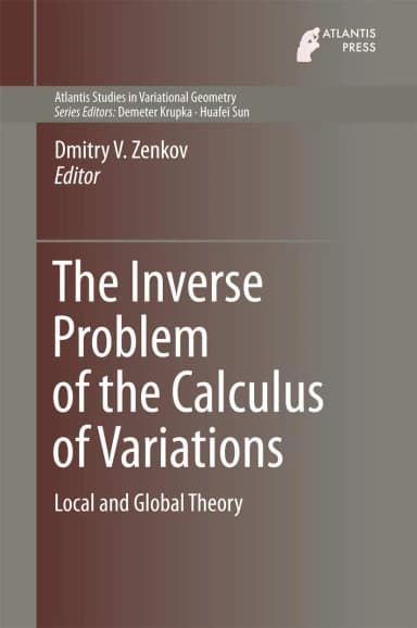 Image of - The Inverse Problem of the Calculus of Variations | Hardcover