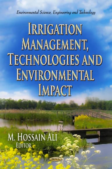 Image of - Irrigation Management | Technologies and Environmental Impact | Hardcover