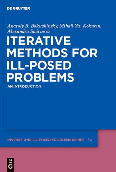 Image of - Iterative Methods for ILL-Posed Problems An Introduction | Hardcover