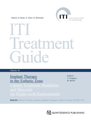Image of - ITI Treatment Guide Implant Therapy in the Esthetic Zone | Volume 10 | Hardcover