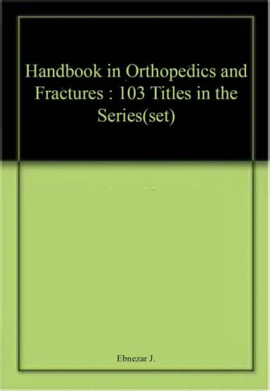 Image of - John Ebnezar CBS Handbooks in Orthopedics and Fractures | 102 Volume Set