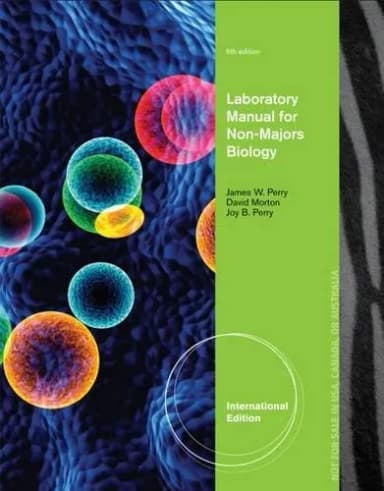 Image of - Laboratory Manual for Non Majors Biology | 6th Edition | Paperback