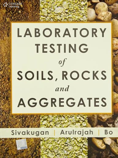 Image of - Laboratory Testing of Soils | Rocks and Aggregates | Paperback