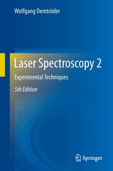 Image of - Laser Spectroscopy 2 Experimental Techniques | 5th Edition | Hardcover
