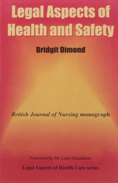 Image of - Legal Aspects of Health and Safety