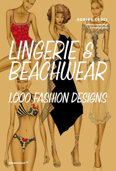 Image of - Lingerie And Beachwear 1 000 Fashion Designs | Paperback