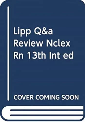 Image of - Lippincott QandA Review for NCLEX-RN | 1Third Edition | Paperback(IE)
