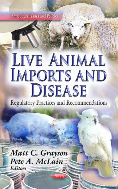 Image of - Live Animal Imports and Disease | Hardcover