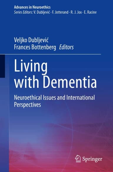 Image of - Living With Dementia Neuroethical Issues and International Perspectives | Hardcover