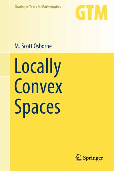 Image of - Locally Convex Spaces | Hardcover