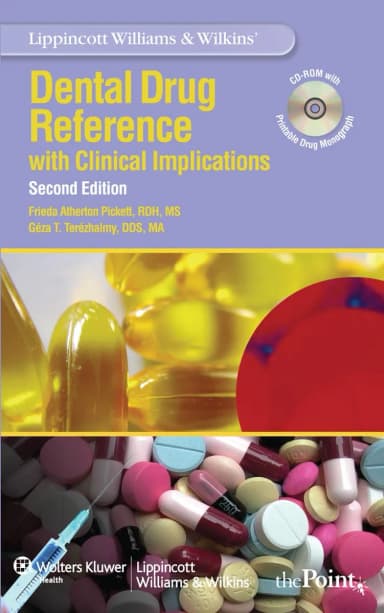 Image of - LWW's  Dental Drug Reference | 2nd Edition With CD | Paperback