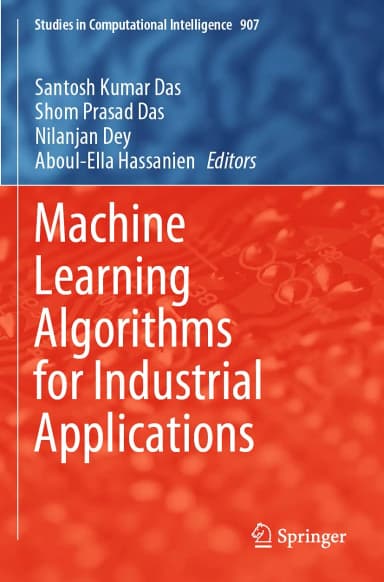 Image of - Machine Learning Algorithms For Industrial Applications | Paperback