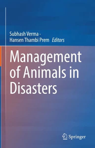 Image of - Management Of Animals In Disasters | Hardcover