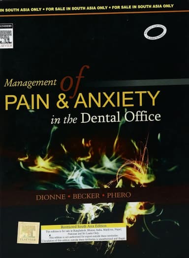 Image of - Management of Pain and Anxiety in the Dental Office | Hardcover