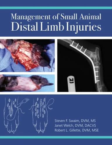 Image of - Management of Small Animal Distal Limb Injuries | Paperback
