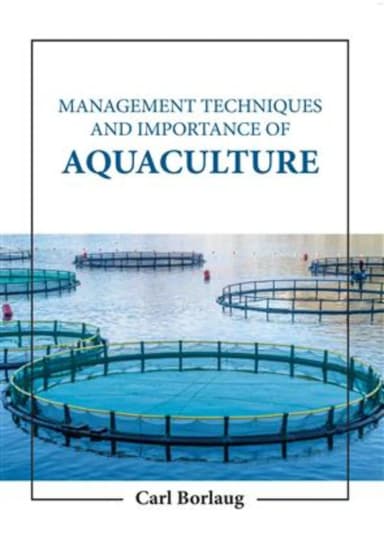 Image of - Management Techniques And Importance Of Aquaculture | Hardcover