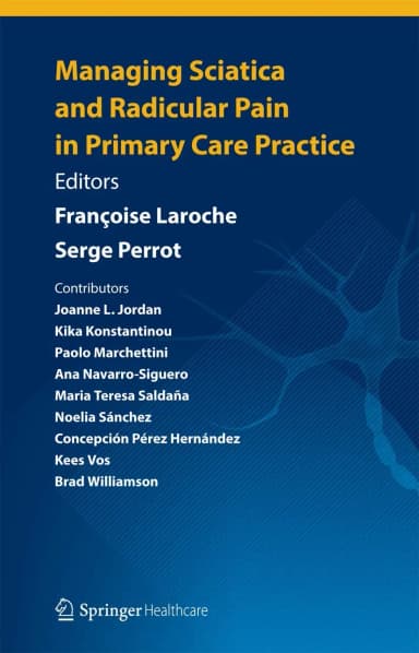 Image of - Managing Sciatica and Radicular Pain in Primary Care Practice | Paperback