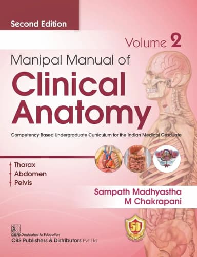 Image of - Manipal Manual Of Clinical Anatomy | 2nd Edition Vol 2 | Paperback
