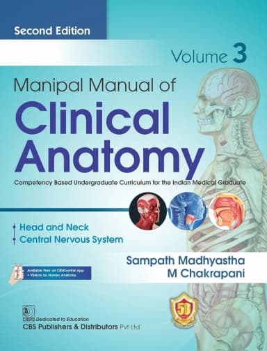 Image of - Manipal Manual Of Clinical Anatomy 2nd Edition Vol 3 | Paperback