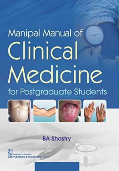 Image of - Manipal Manual of Clinical Medicine For Postgraduate Students | Paperback