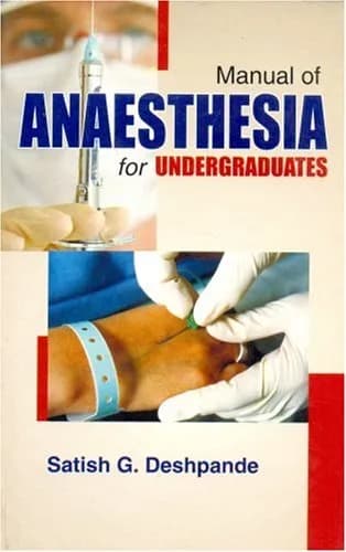 Image of - Manual of Anaesthesia for Undergraduates