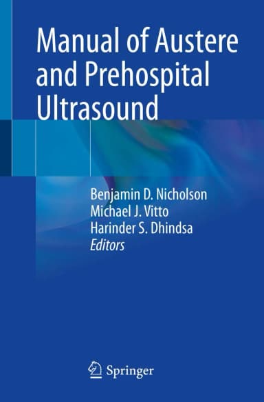 Image of - Manual Of Austere And Prehospital Ultrasound | Paperback