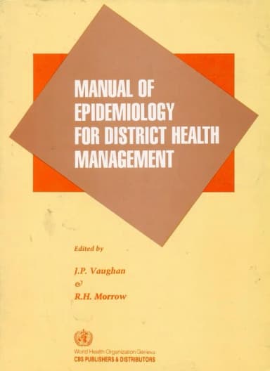 Image of - Manual Epidemiology District Health Management