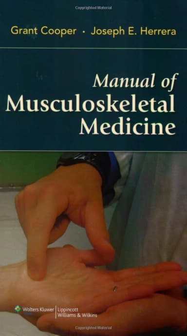 Image of - Manual of Musculoskeletal Medicine | Paperback
