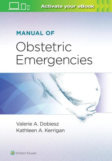 Image of - Manual of Obstetric Emergencies | Paperback