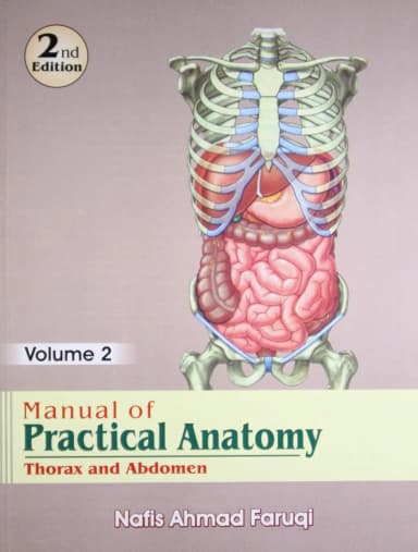 Image of - Manual of Practical Anatomy Thorax and Abdomen | 2nd Edition Volume 2
