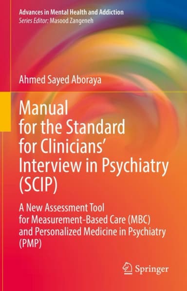 Image of - Manual For The Standard For Clinicians Interview In Psychiatry | Hardcover