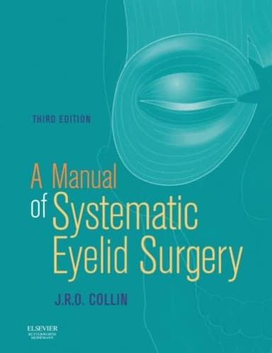 Image of - A Manual Of Systematic Eyelid Surgery Third Edition | Paperback