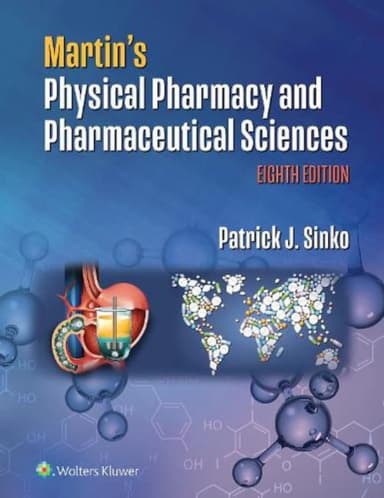 Image of - Martins Physical Pharmacy And Pharmaceutical Sciences 8th Edition (Sae) | Paperback