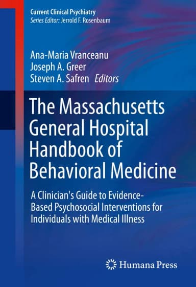 Image of - The Massachusetts General Hospital Handbook f Behavioral Medicine | Hardcover