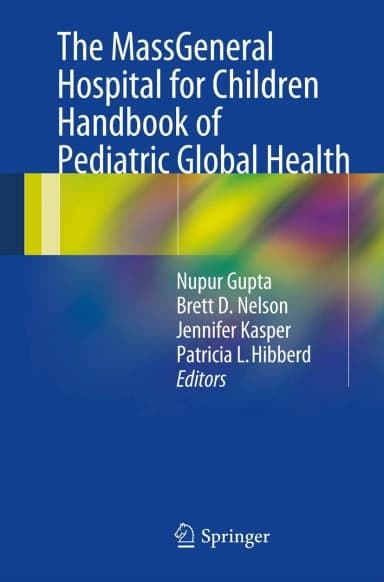 Image of - The MassGeneral Hospital for Children Handbook of Pediatric Global Health | Paperback