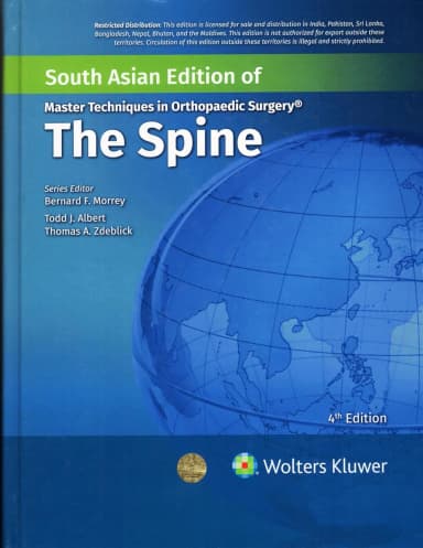 Image of - Master Techniques In Orthopaedic Surgery The Spine 4th Editiond (Sae) | Hardcover