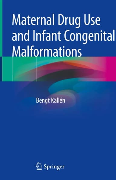 Image of - Maternal Drug Use and Infant Congenital Malformations | Hardcover