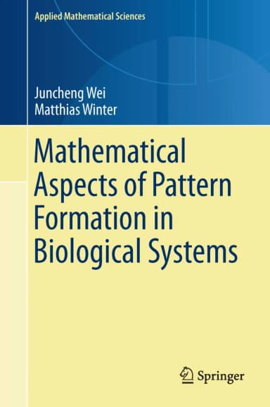 Image of - Mathematical Aspects of Pattern Formation in Biological Systems | Hardcover
